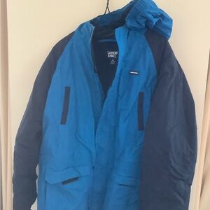 Lands' End Men's Two-Tone Blue Performance Jacket